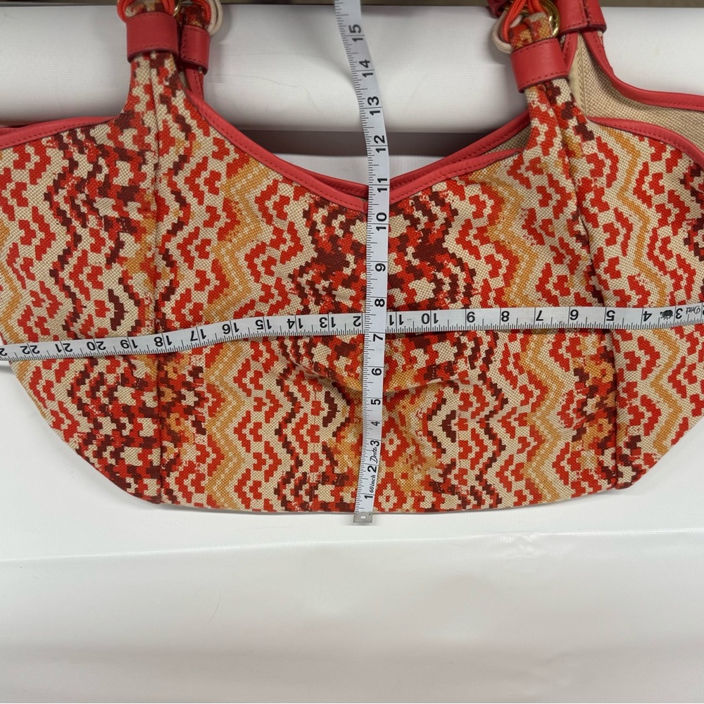 Rafe New York Playa beach bag XL orange multicolor - great condition 23” wide - Picture 9 of 15